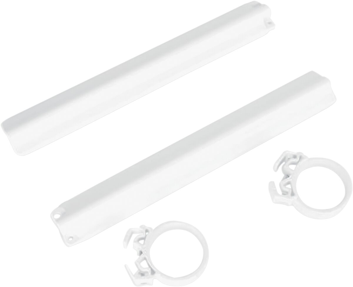UFO FORK SLIDER PROTECTORS SUZUKI RM125/250 WHITE SU02925#041