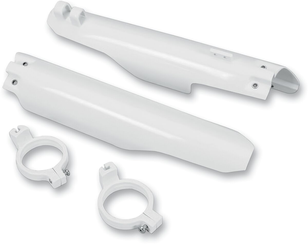 UFO FORK SLIDER PROTECTORS SUZUKI RM125/250 WHITE SU03905@041