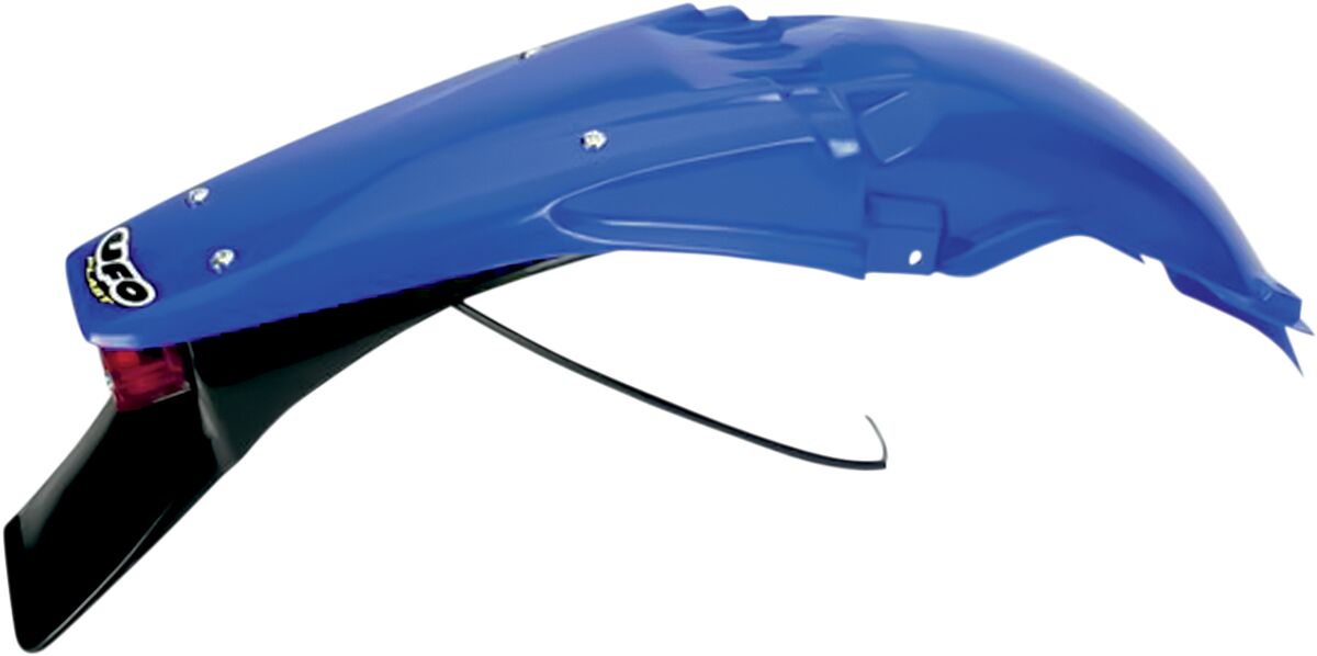 UFO ENDURO REAR FENDER W/ STOP-TAILLIGHT YAMAHA YZF/WR REFLEX-BLUE YA03814T#089