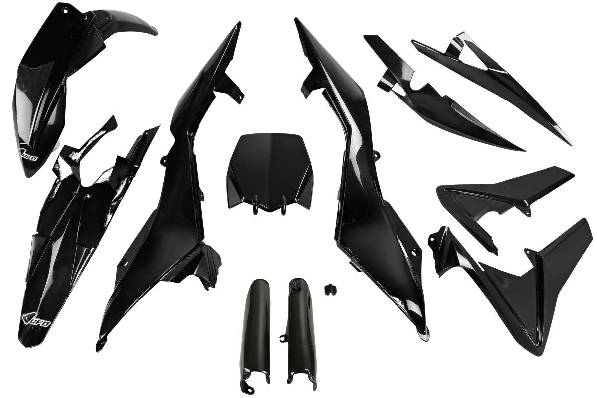 UFO COMPLETE BODY KIT HUSQVARNA TC 449/499 BLACK HUKIT612F@001