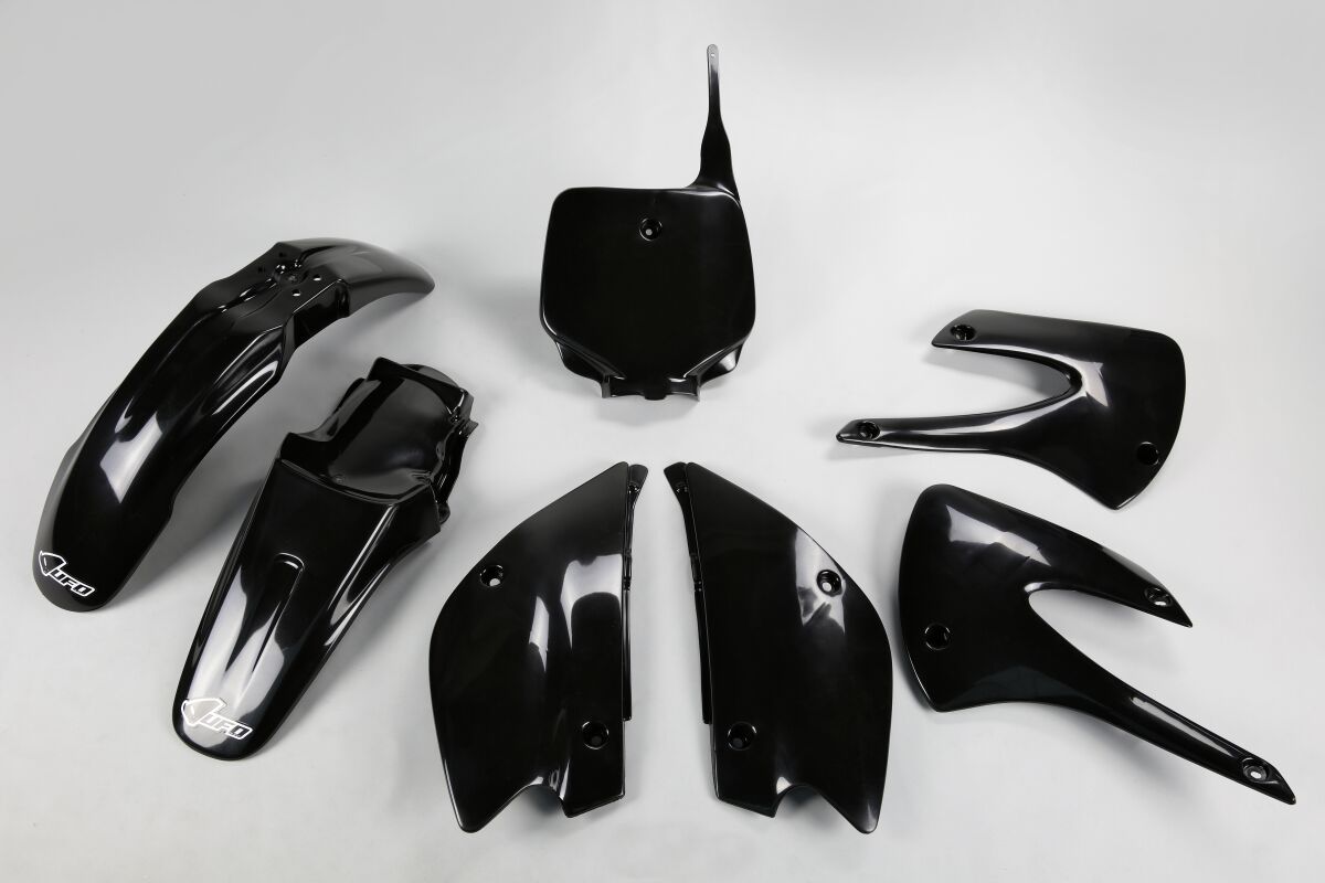 UFO COMPLETE RESTYLE BODY KIT KAWASAKI KX85 BLACK KAKIT214K@001