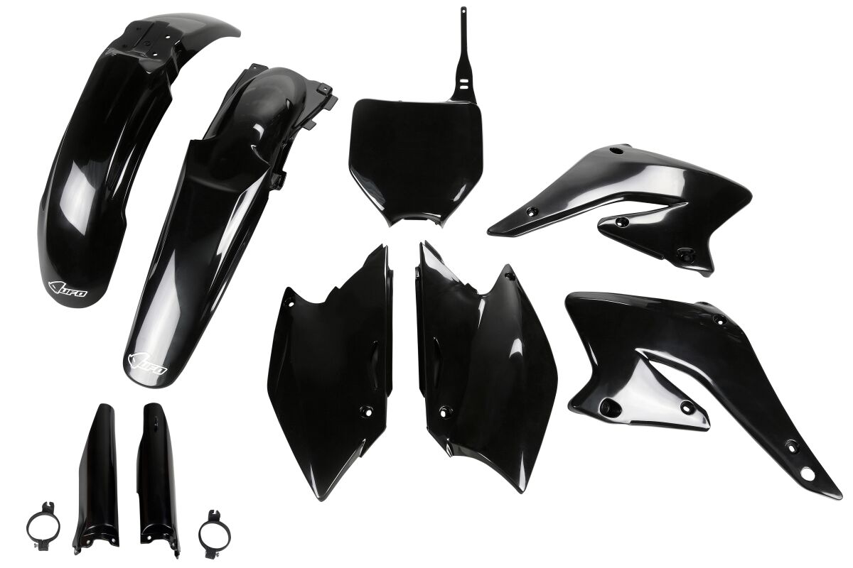 UFO COMPLETE BODY KIT SUZUKI RMZ250 BLACK SUKIT403F@001