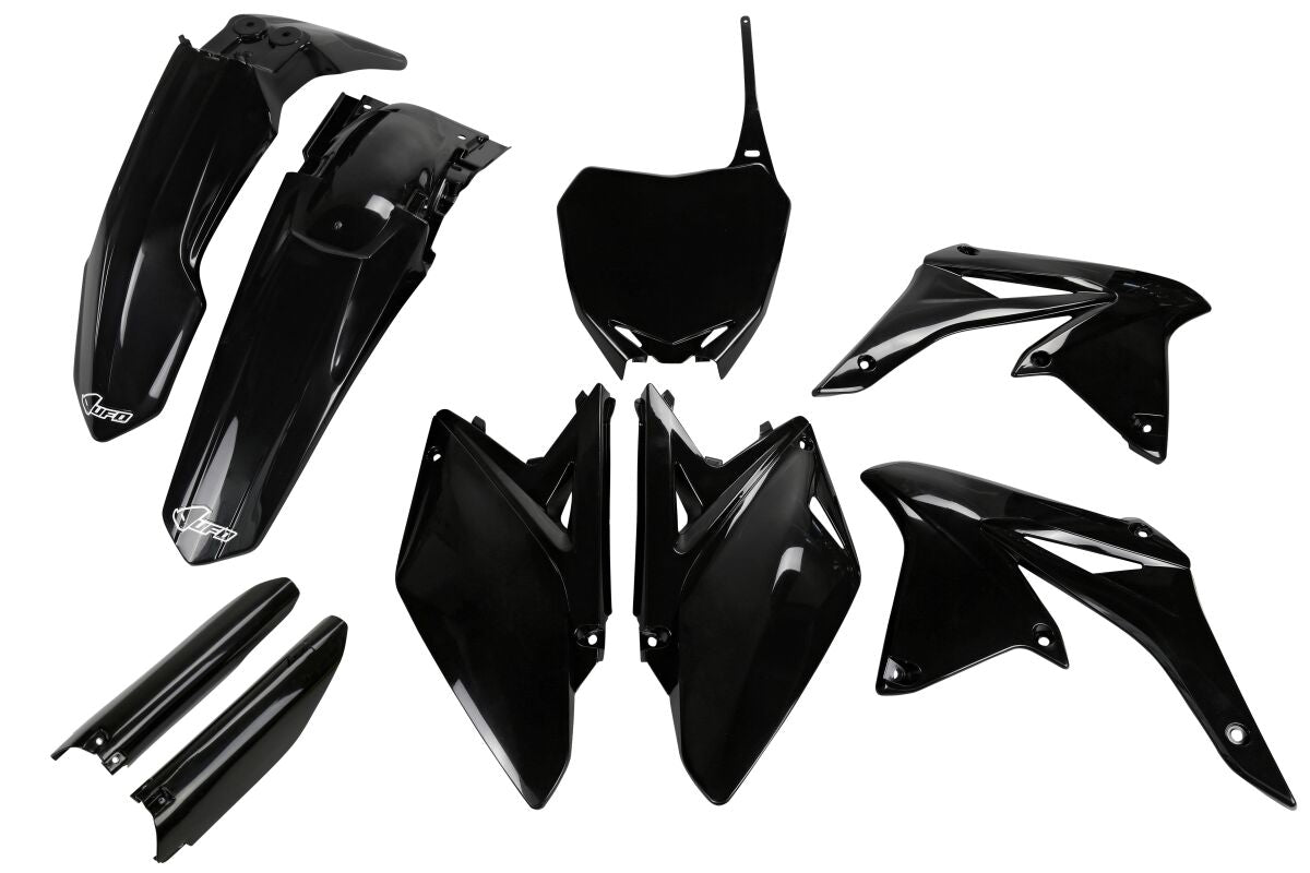 UFO COMPLETE BODY KIT SUZUKI RMZ250 BLACK SUKIT411F@001