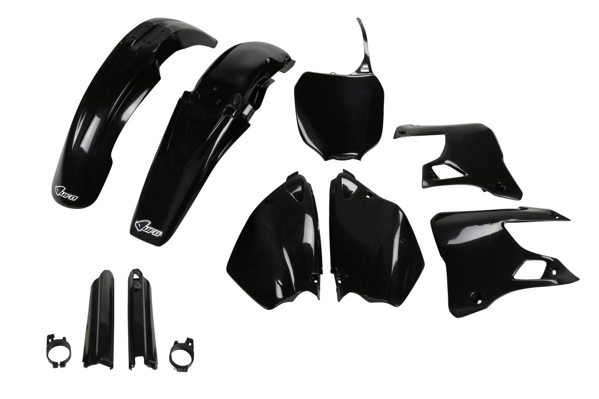 UFO COMPLETE BODY KIT YAMAHA YZ125/250 BLACK YAKIT300F@001