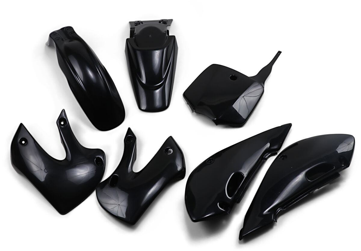 UFO COMPLETE BODY KIT KAWASAKI KLX110 BLACK KA37002@001