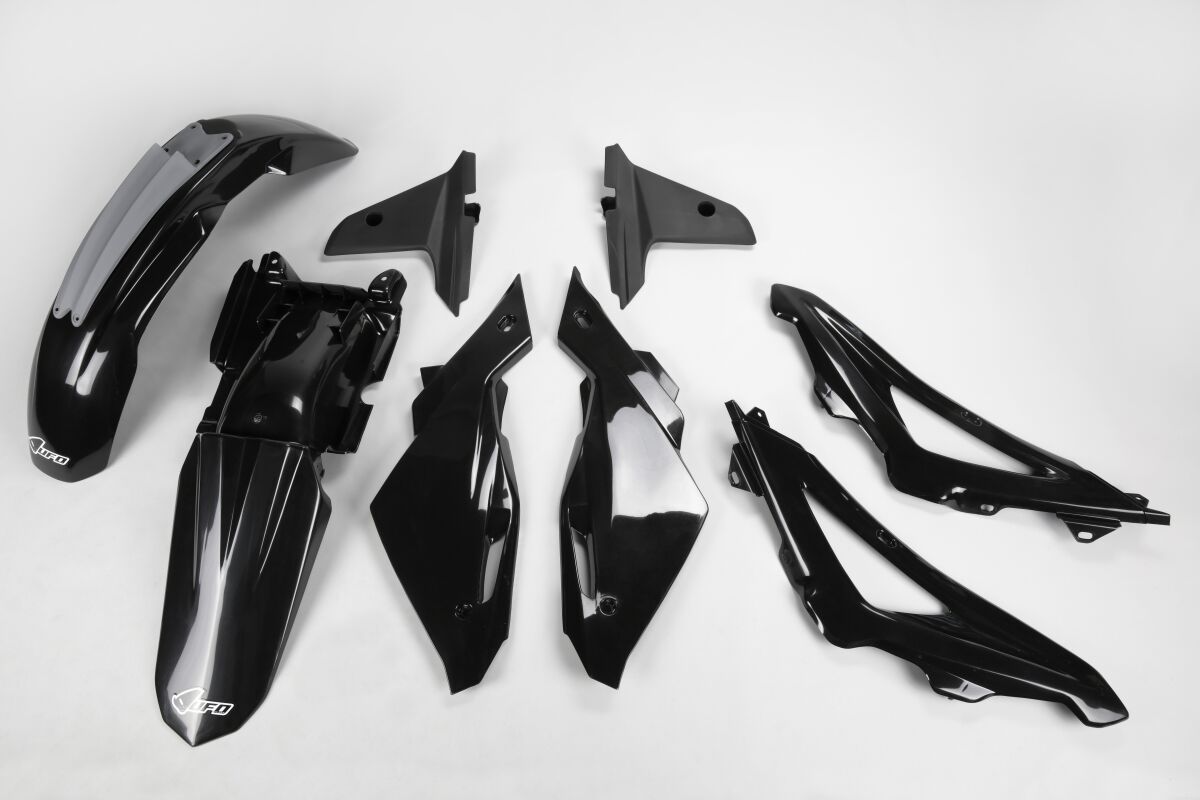 UFO COMPELTE BODY KIT HUSQVARNA CR 125 BLACK HUKIT611@001