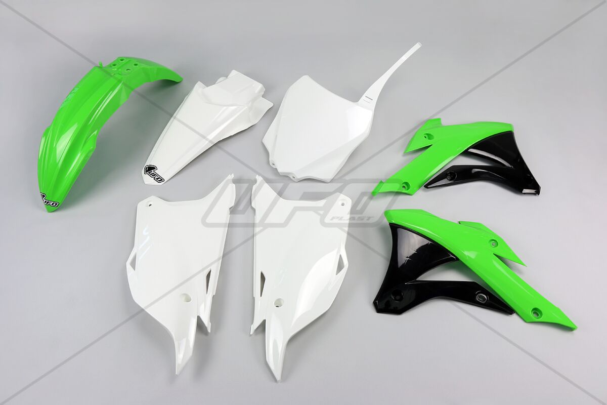 UFO COMPLETE BODY KIT KAWASAKI KX85 OEM-COLOR KAKIT222@999