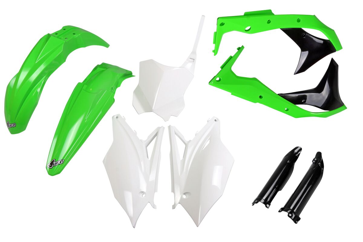 UFO COMPLETE BODY KIT KAWASAKI KXF250 OEM-COLOR KAKIT224F@999
