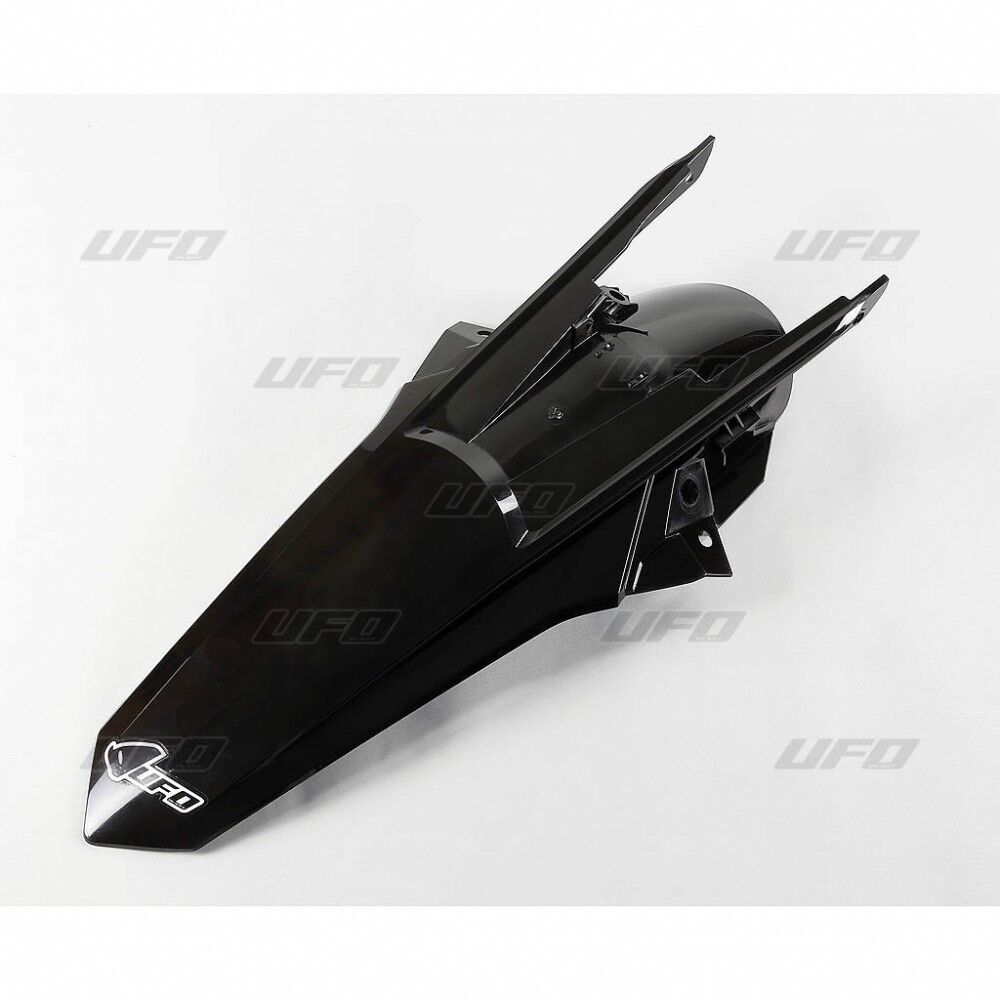 UFO REAR FENDER W/PINS KTM EXC BLACK KT04081#001