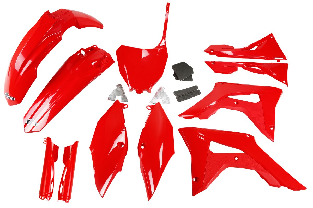 UFO COMPLETE BODY KIT HONDA CRF450R RED HOKIT123F@070