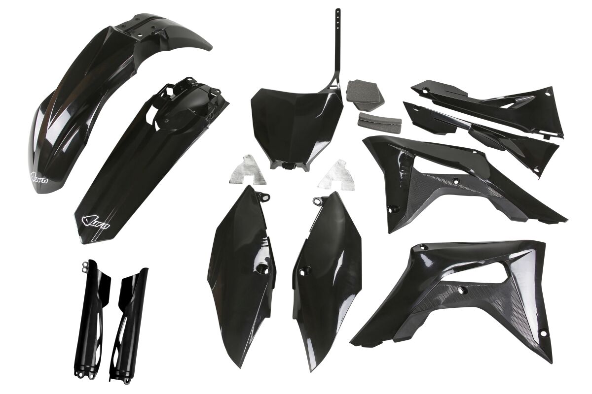 UFO COMPLETE BODY KIT HONDA CRF450R BLACK HOKIT123F@001
