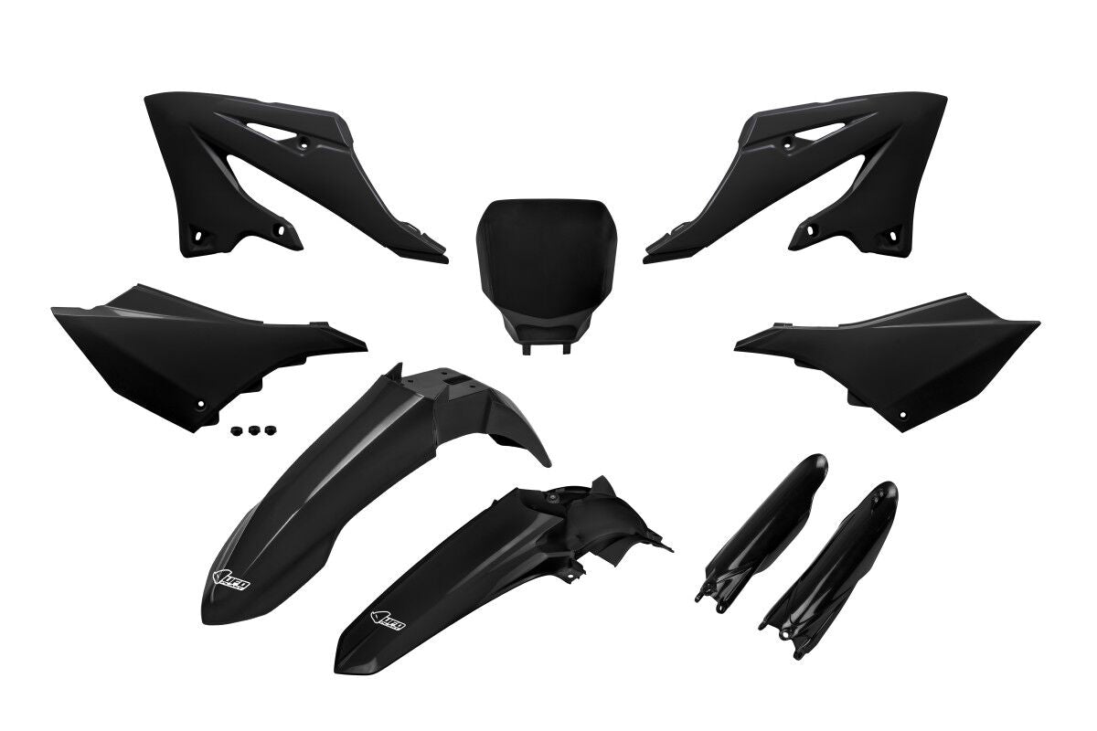 UFO BODY KIT FULL YZ125/250 22-25 YZF FRONT STYLE BLK YAKIT335F@001