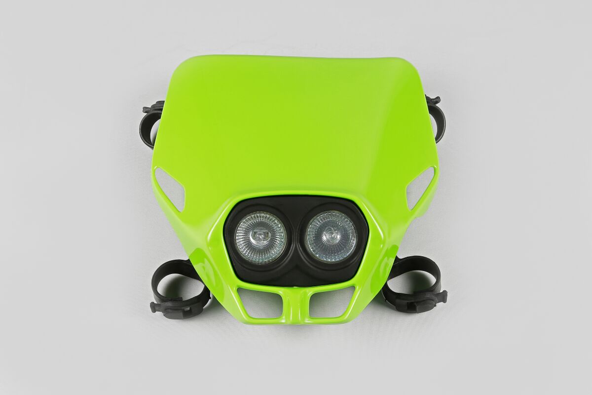 UFO FIRE-FLY TWINS HEADLIGHT (12V/35W) KX-GREEN PF01700#026