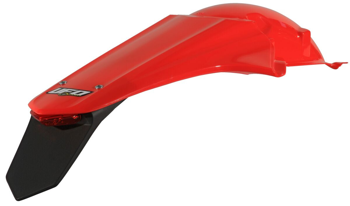 UFO ENDURO REAR FENDER W/ LED-LIGHT HONDA CRF250/450R CRF-RED HO04643#070
