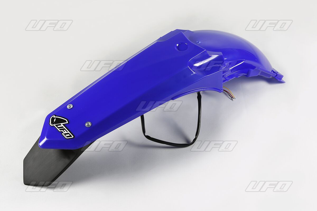 UFO ENDURO REAR FENDER W/ LED-LIGHT YAMAHA YZ125/250 REFLEX-BLUE YA04845#089