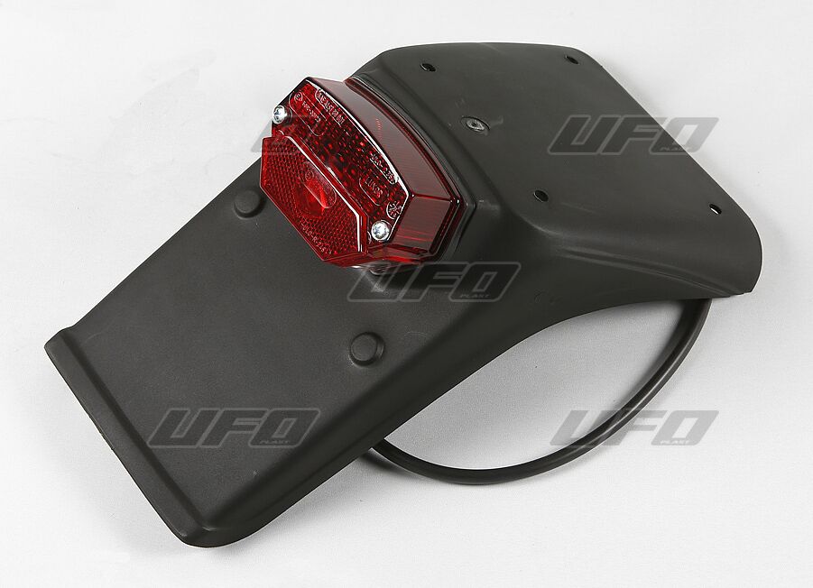 UFO REPLACEMENT LICENSE PLATE HOLDER FOR ENDURO REAR FENDERS KT03028#001