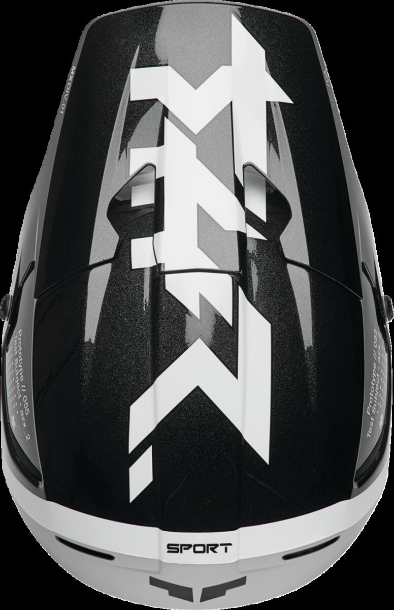 THOR HELMET REFLEX SPORT RIOT BK/WH 0110-8776