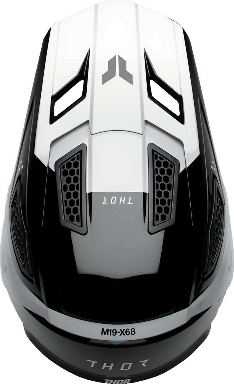 THOR HELMET FLEET STORM BK/WH XL 0110-8914