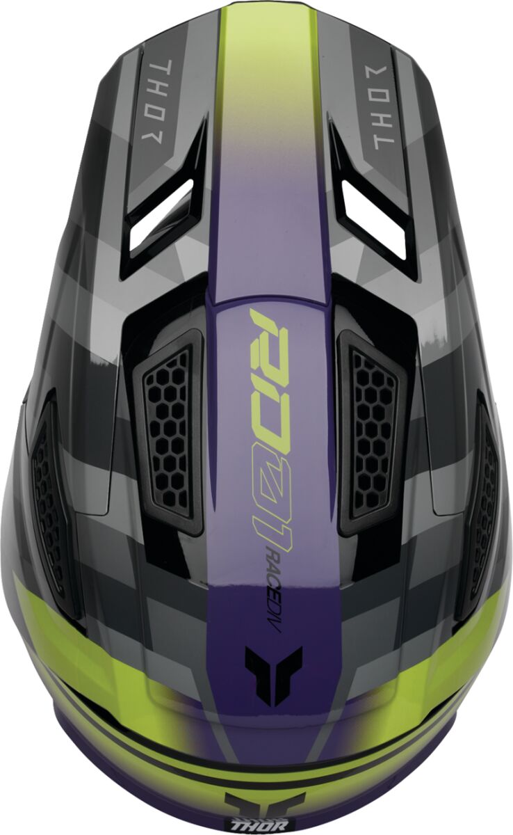 THOR HELMET FLEET CAMBER BK/PR SM 0110-9412