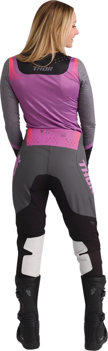 THOR PANT WMN SPORTMODE VELOCITY BLK/ORCH 1/2 2902-0400