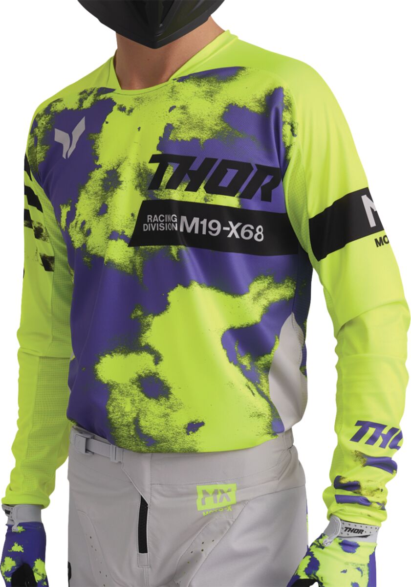 THOR JERSEY LAUNCHMODE BLEACH GY/ACID S 2910-8400