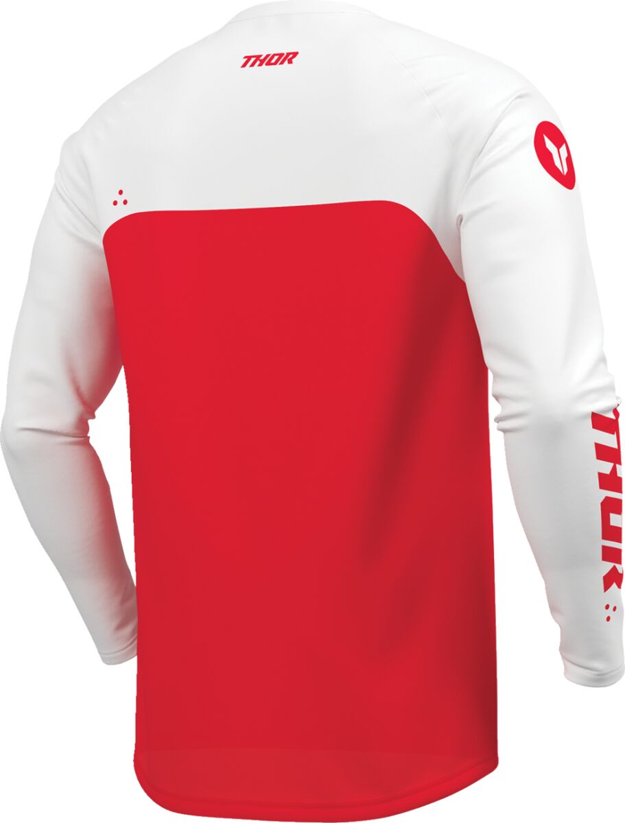 THOR JERSEY YOUTH RIDEMODE MENACE RED LG 2912-2686