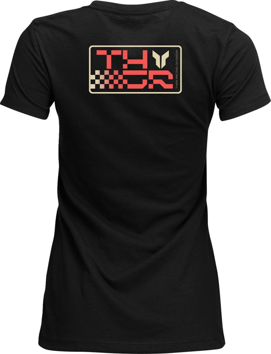 THOR TEE WOMENS VANTAGE BLACK LG 3031-4332
