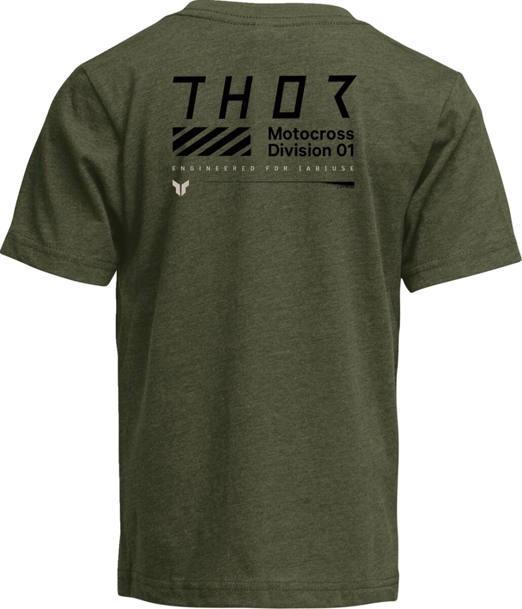 THOR TEE YTH STAMP OLIVE LG 3032-3914