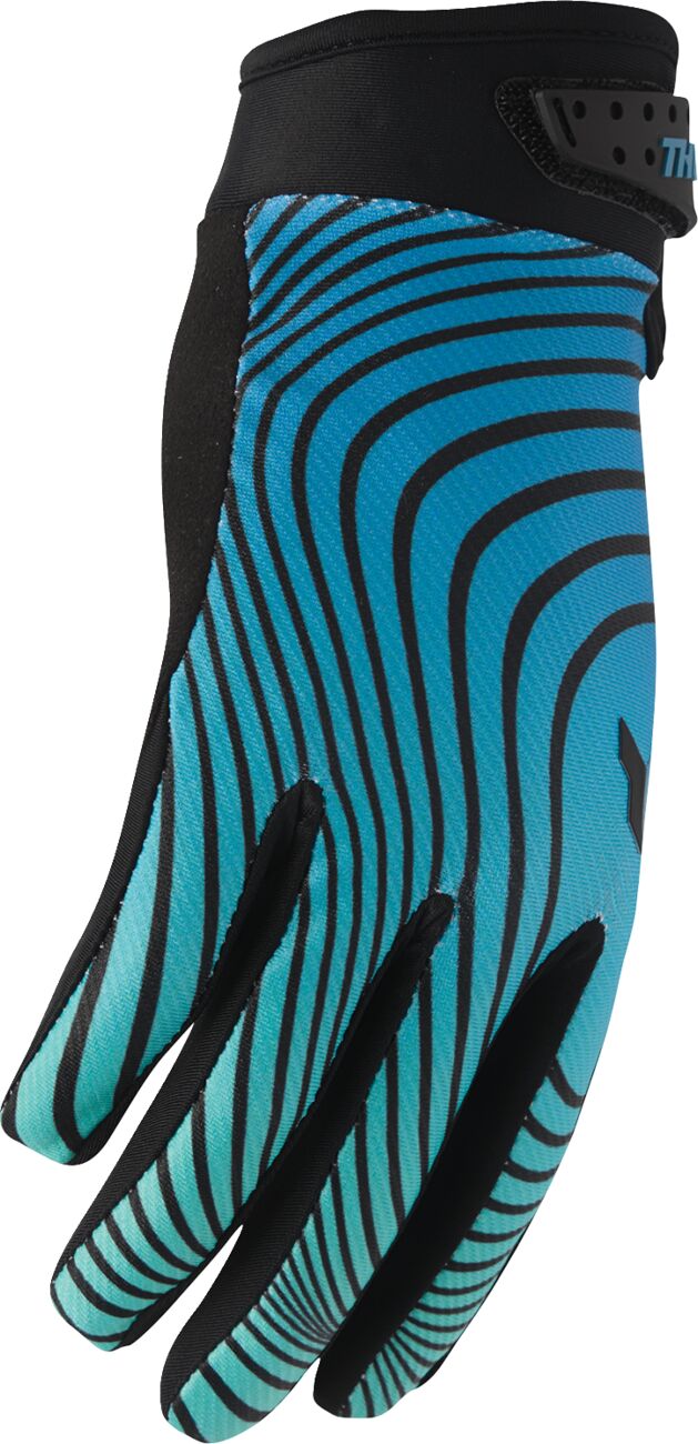 THOR GLOVES LAUNCHMODE IDENTITY TEAL/BLACK MD 3330-8530