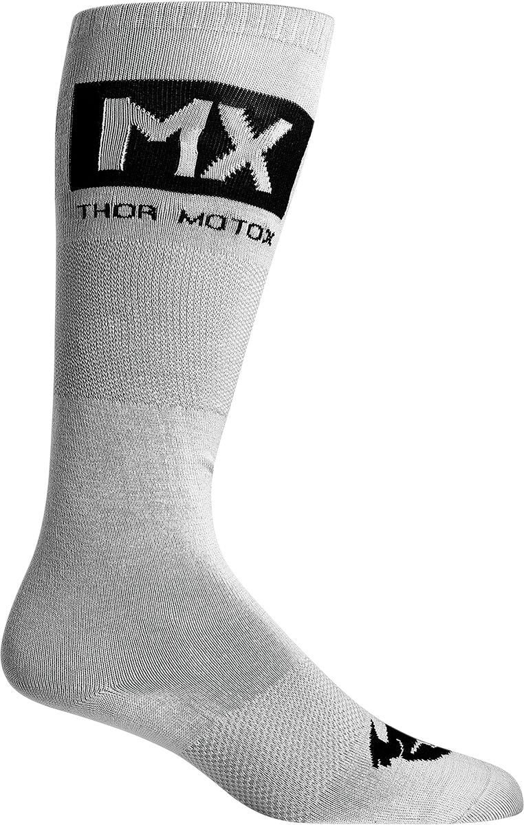 THOR MX Cool Socks - Gray/Black - Size 10-13 3431-0668
