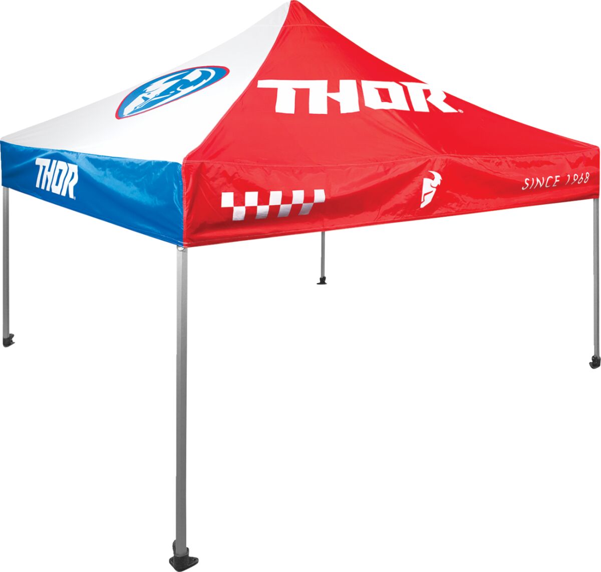 THOR Replacement Canopy Top - 10' x 10' - Red/White/Blue 4030-0068