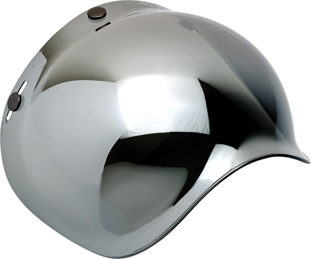 BILTWELL POLYCARBONATE ANTI-FOG BUBBLE SHIELD CHROME MIRROR 2001-221