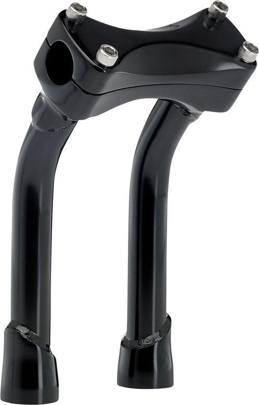 BILTWELL Black 8" Oversized Murdock Pullback Risers 6414-201-08