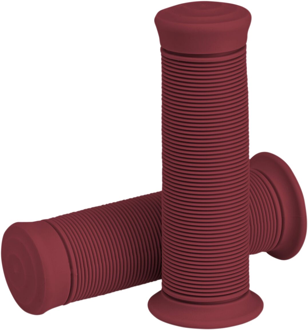 BILTWELL KUNG FU 1" GRIPS KRATON RUBBER OXBLOOD 6701-0301