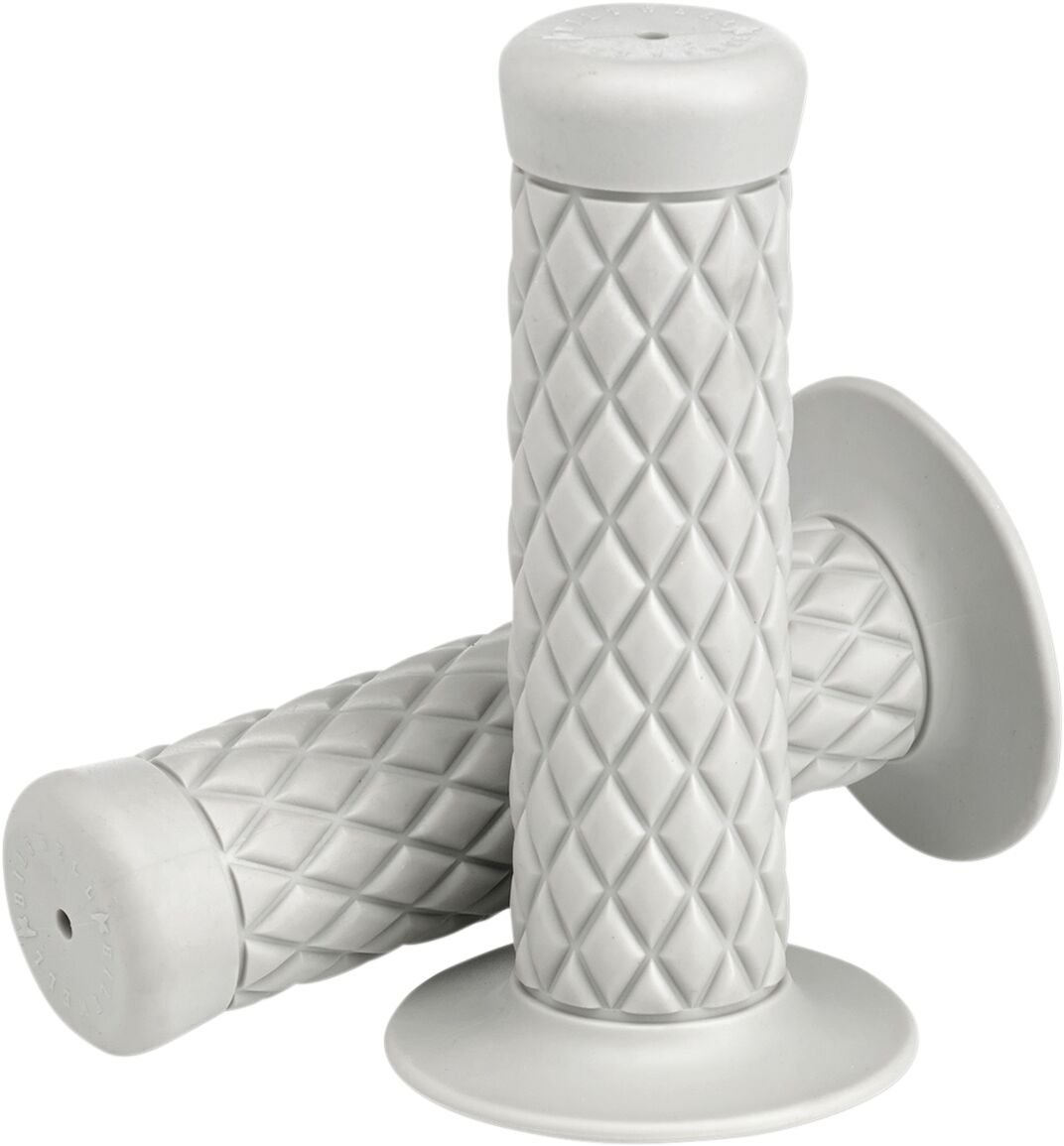 BILTWELL THRUSTER 1" GRIPS KRATON RUBBER WHITE 6702-0201