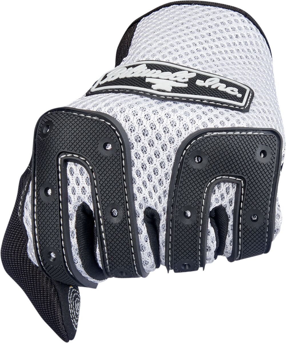 BILTWELL GLOVES ANZA WHT/BLK MD 1507-0401-003