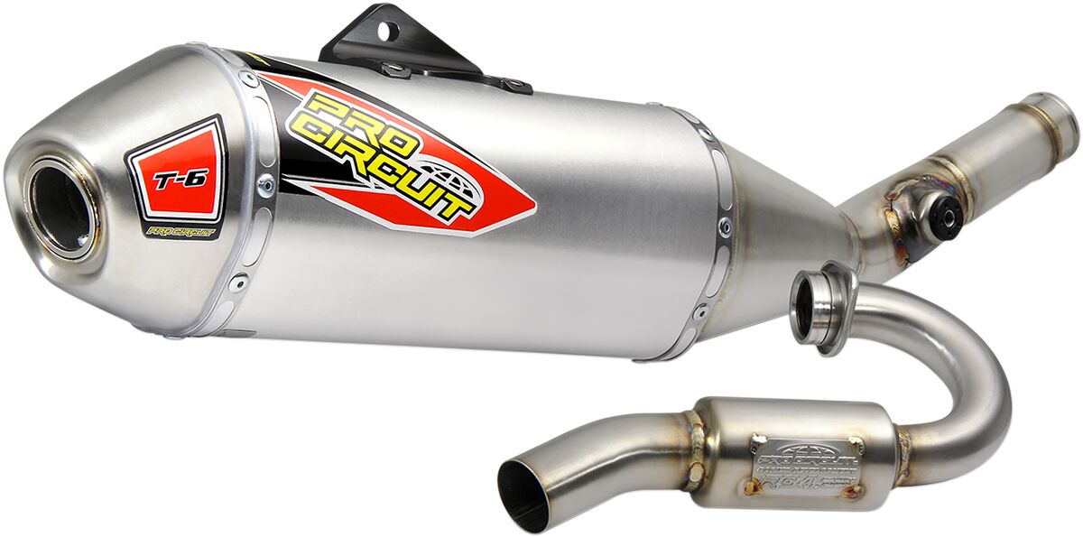 PRO CIRCUIT EXHAUST SYSTEM T-6 STAINLESS STEEL WITH ALUMINIUM CANISTER 0121725G