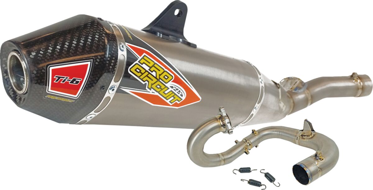PRO CIRCUIT TI-6 TITANIUM SYSTEM W/CARBON END CAPS 0332345F