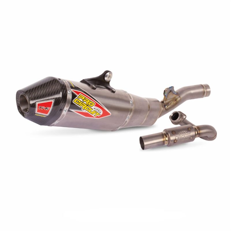 PRO CIRCUIT TI-6 TITANIUM SYSTEM W/CARBON END CAPS 0322525F