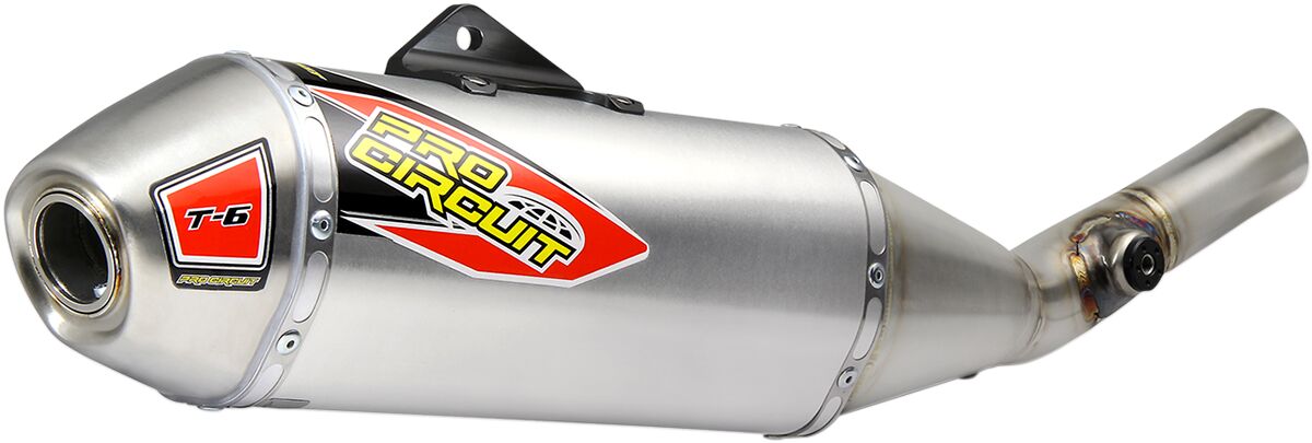 PRO CIRCUIT SLIP-ON MUFFLER/SILENCER T-6 STAINLESS STEEL ALUMINIUM 0121725A
