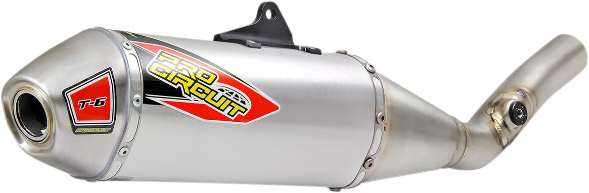 PRO CIRCUIT SLIP-ON MUFFLER/SILENCER T-6 STAINLESS STEEL ALUMINIUM 0141845A