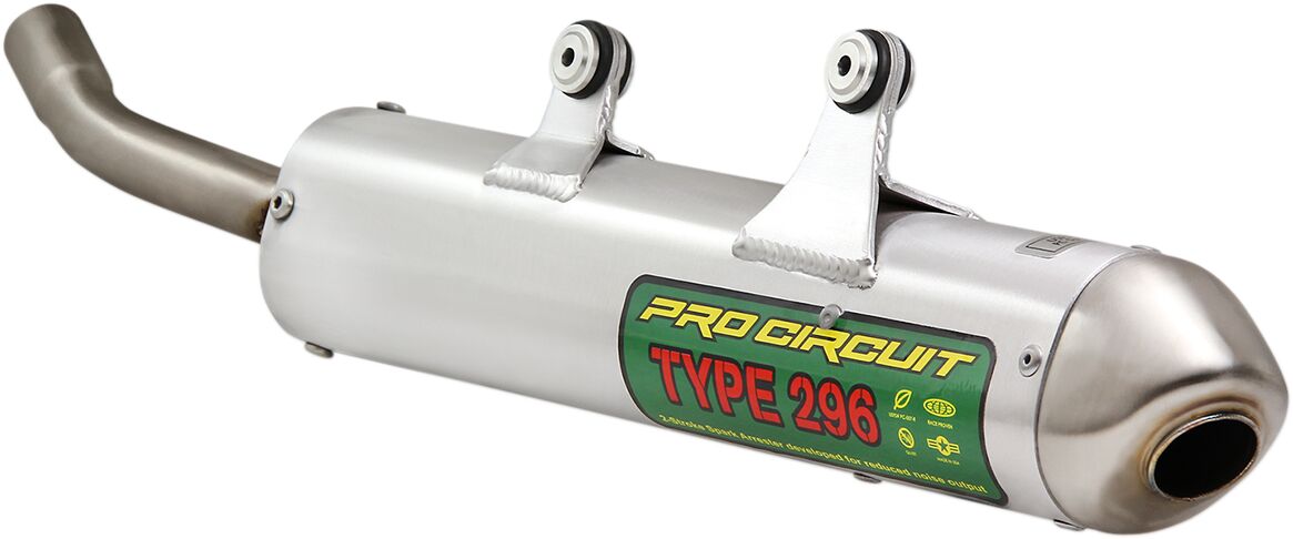 PRO CIRCUIT MUFFLER/SILENCER TYPE 296 WITH SPARK ARRESTOR SG18300-296-A