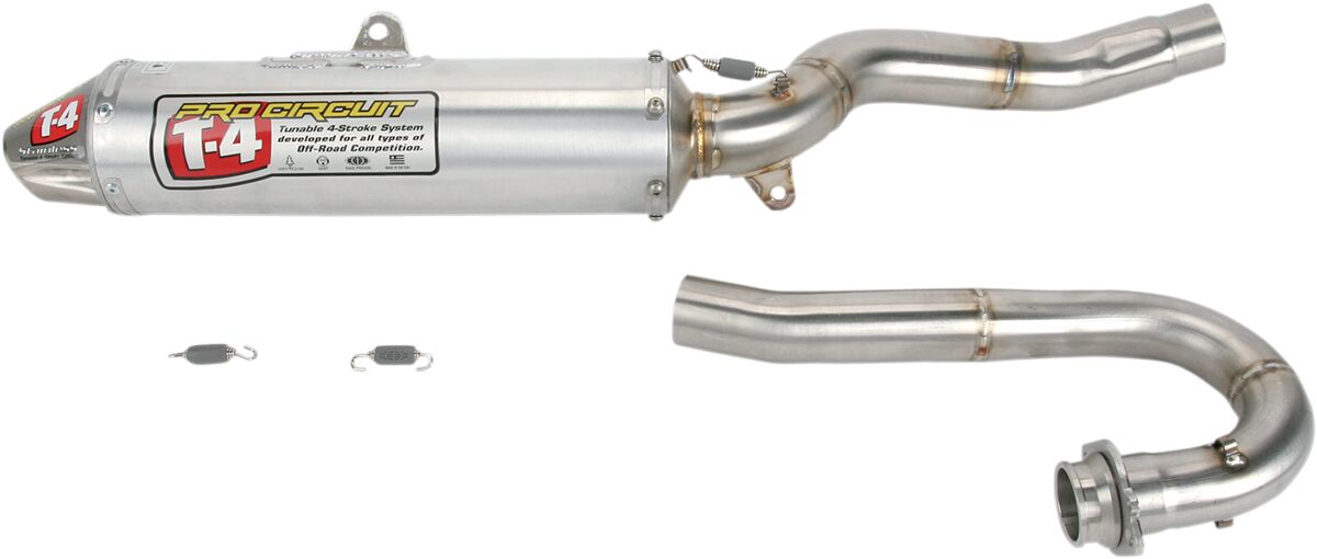 PRO CIRCUIT EXHAUST SYSTEM T-4 STAINLESS ALUMINIUM ATV 4QK08450