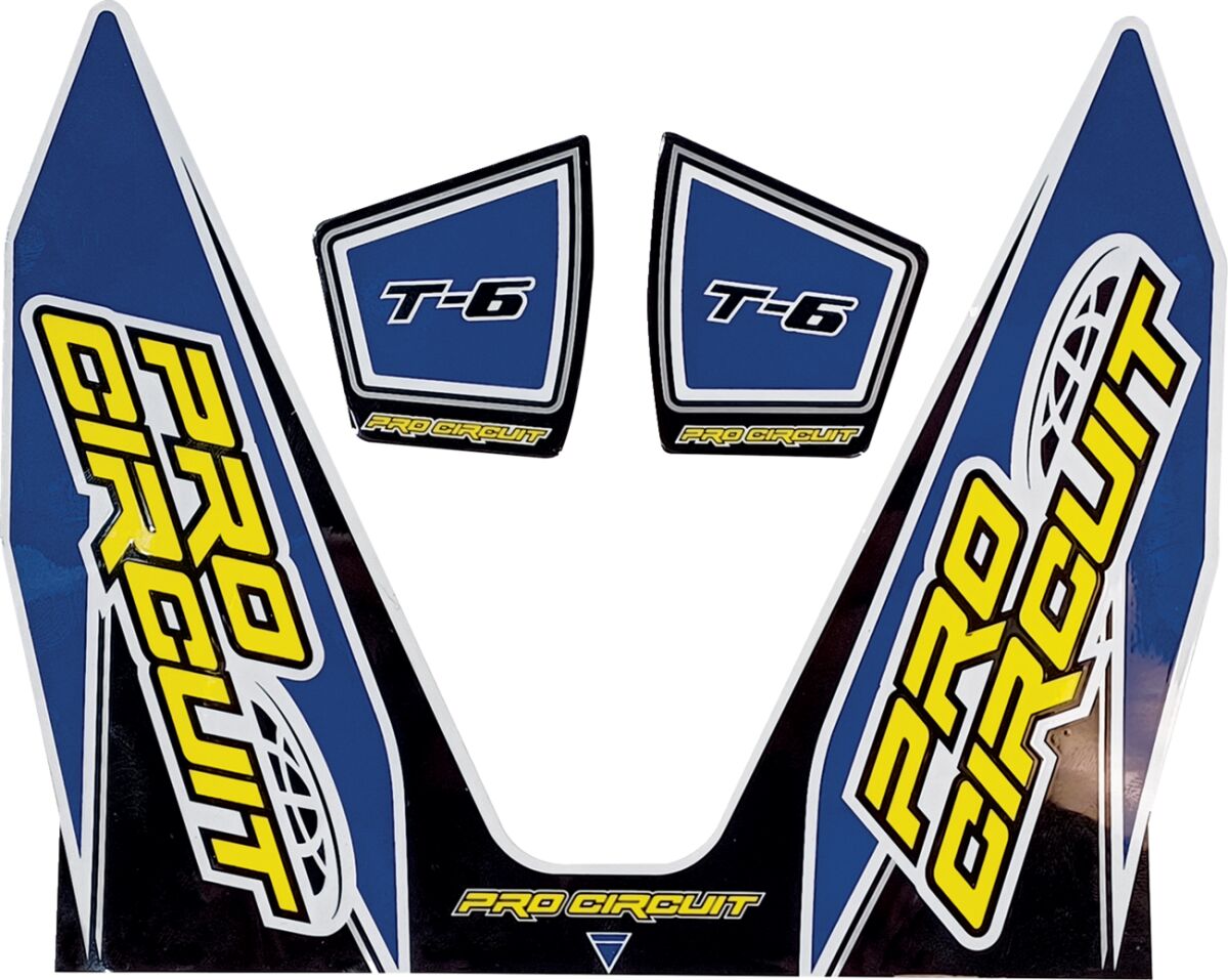 PRO CIRCUIT DECAL T6 DARK BLUE D22T6-DB