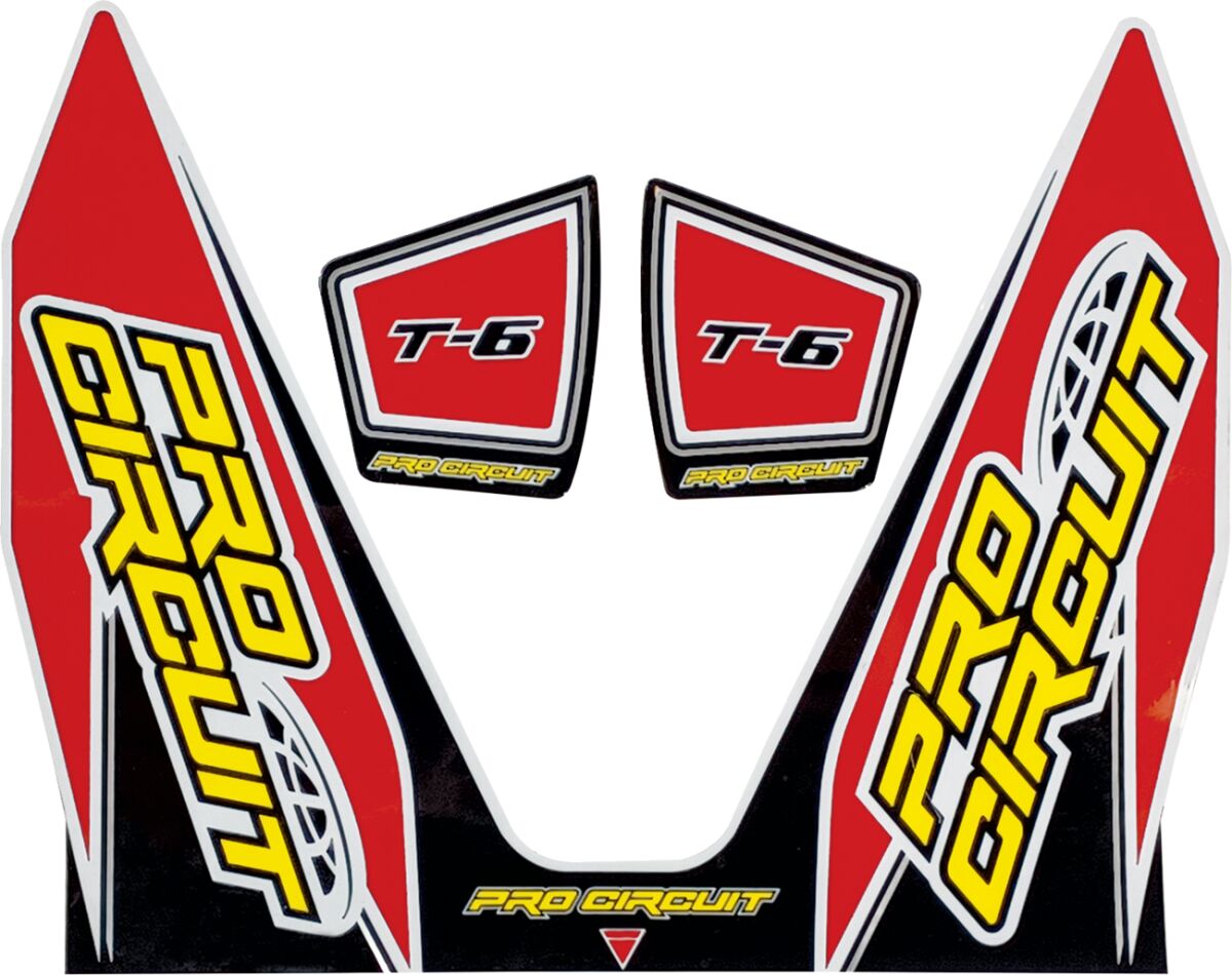 PRO CIRCUIT DECAL T6 RED DC22T6-RED