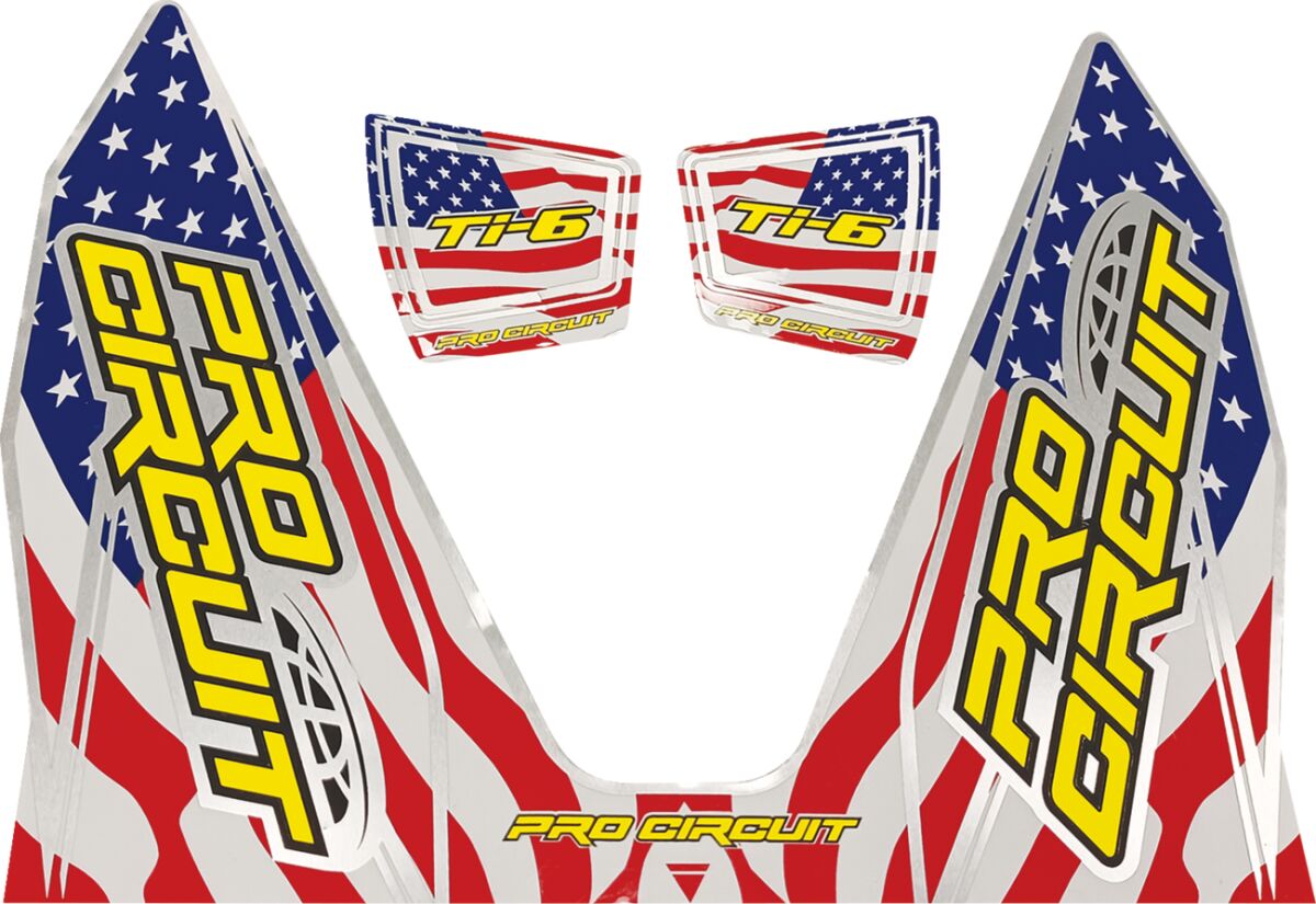 PRO CIRCUIT DECAL TI6 STARSANDSTRIPES DC22TI6-SS