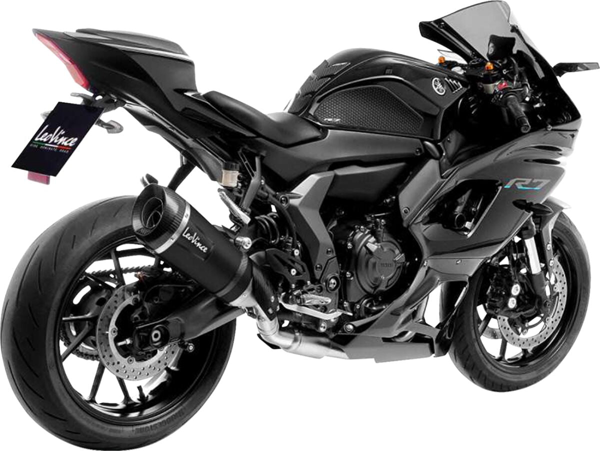 LEOVINCE EXHAUST FACTORY R7 BLK 14405SBU