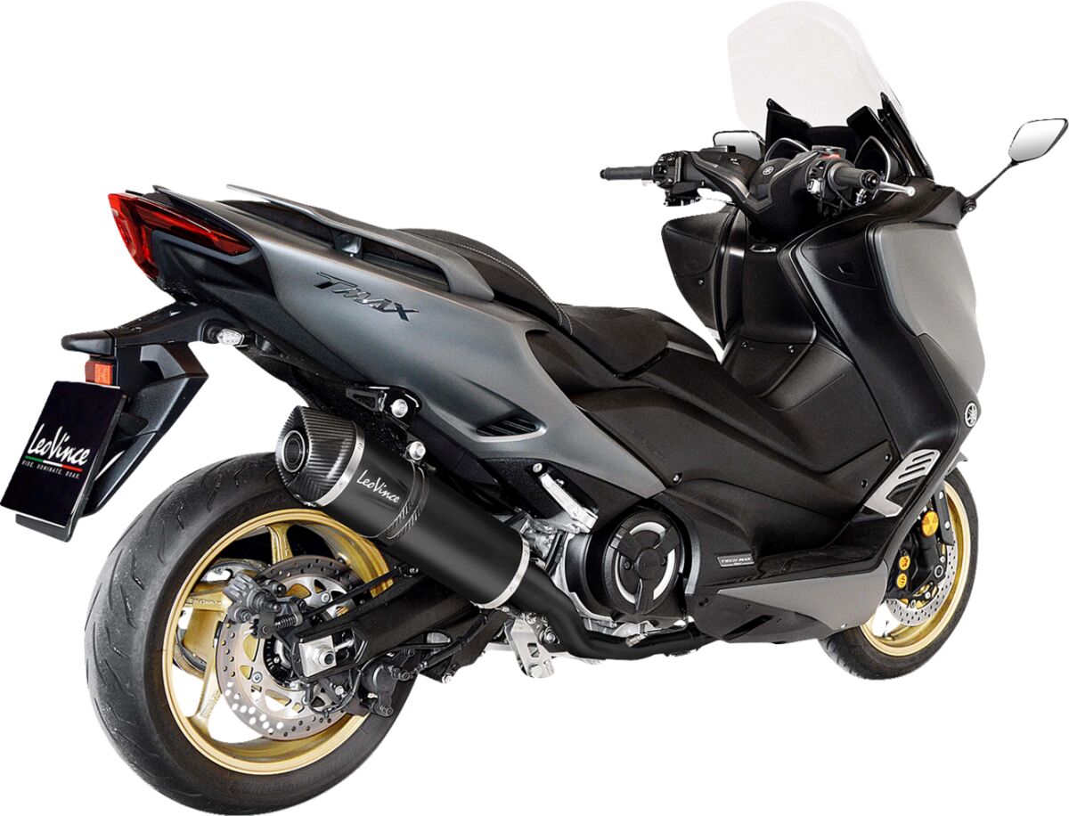 LEOVINCE LV ONE EVO BLACK EDITION STAINLESS STEEL (BLACK PAINTED HEADER PIPES) EXHAUST SYSTEM 14342EFBU