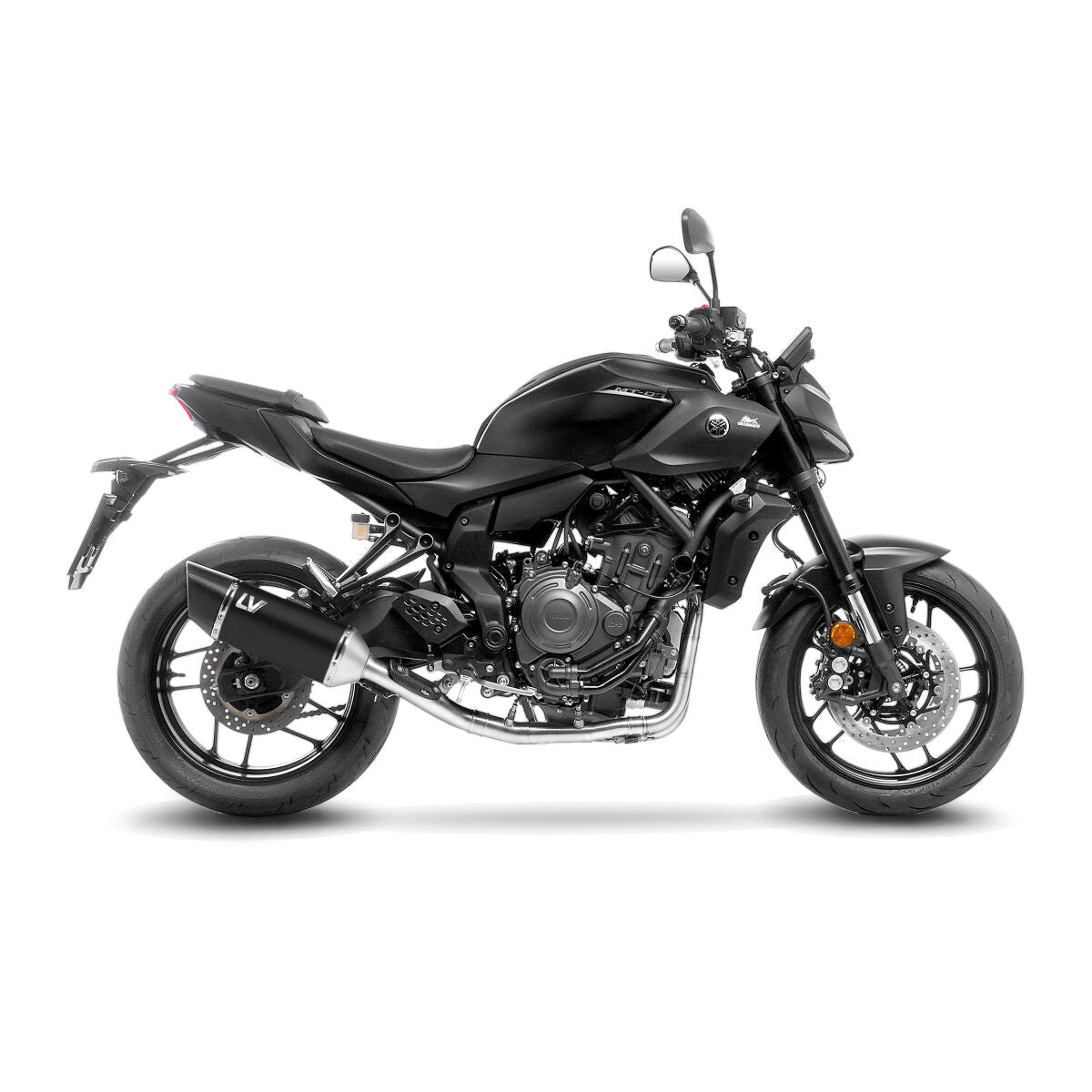 LEOVINCE LV-14R BLACK EDITION SLIP-ON MUFFLER 15632BU
