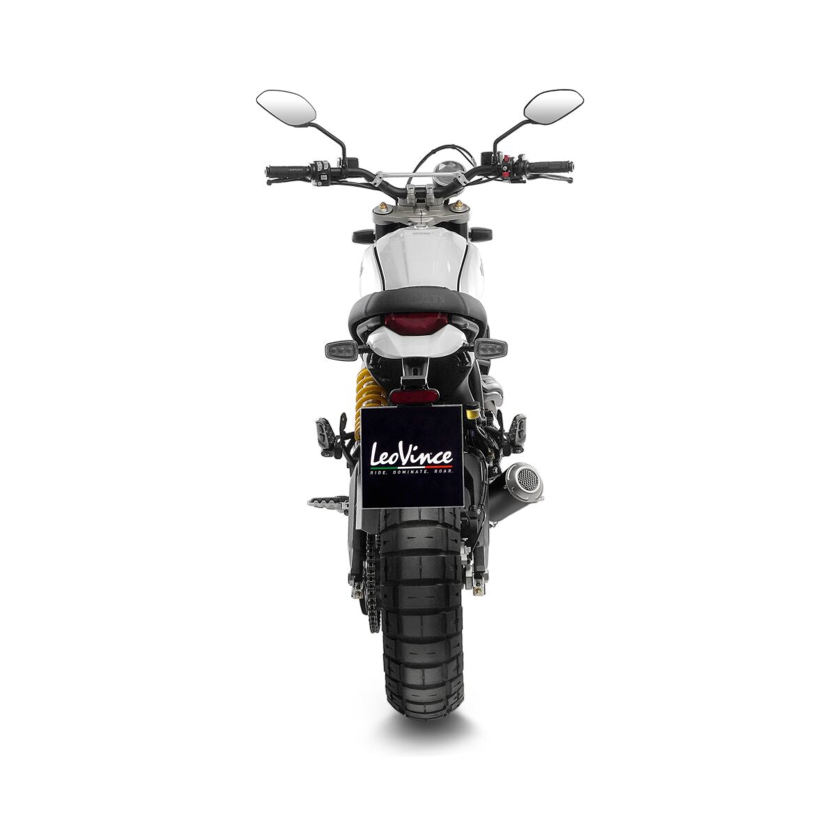LEOVINCE LV-10 BLACK EDITION SLIP-ON MUFFLER SS 15254BU